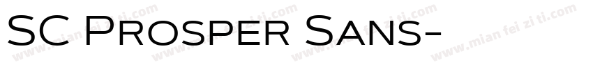 SC Prosper Sans字体转换